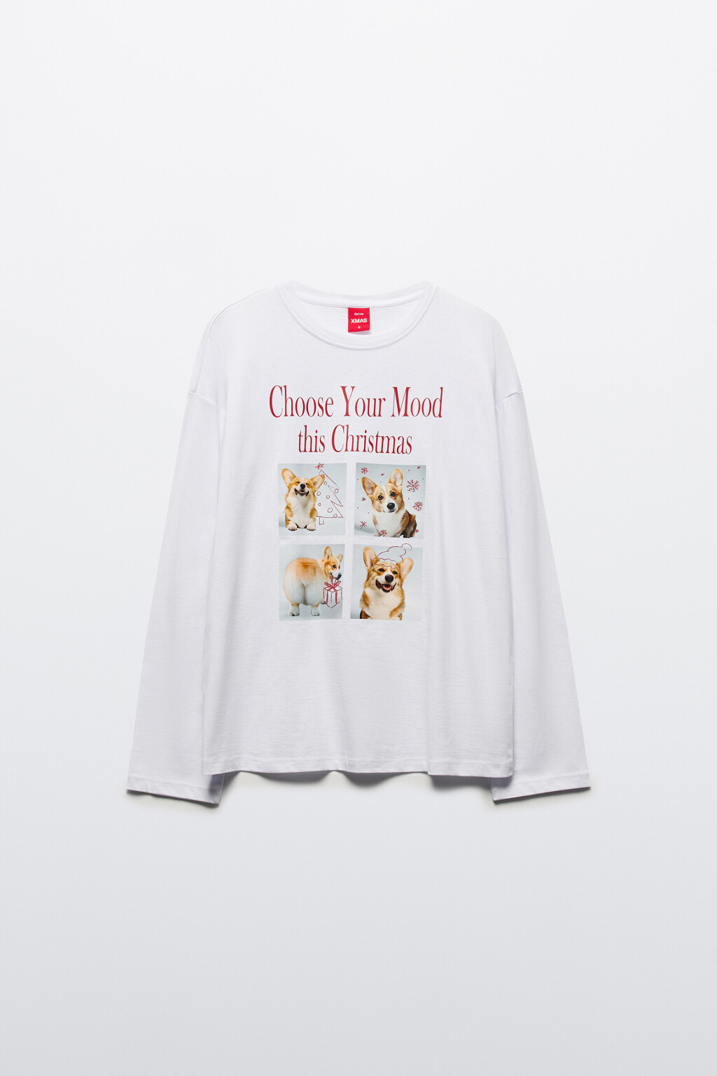 Лонгслив хлопковый с рождественским принтом - цвет мультиколор - 8