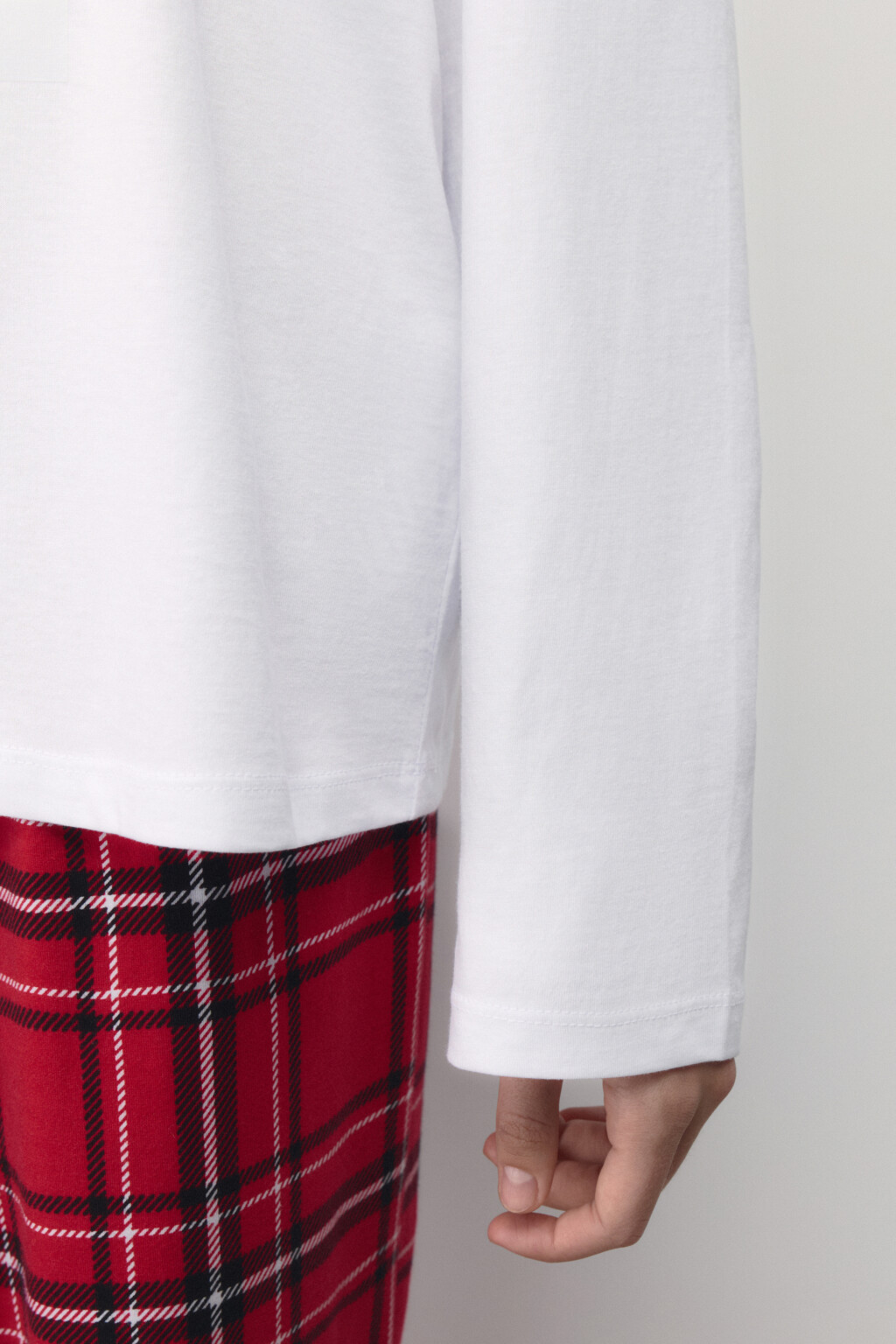 Лонгслив хлопковый с рождественским принтом - цвет мультиколор - 7