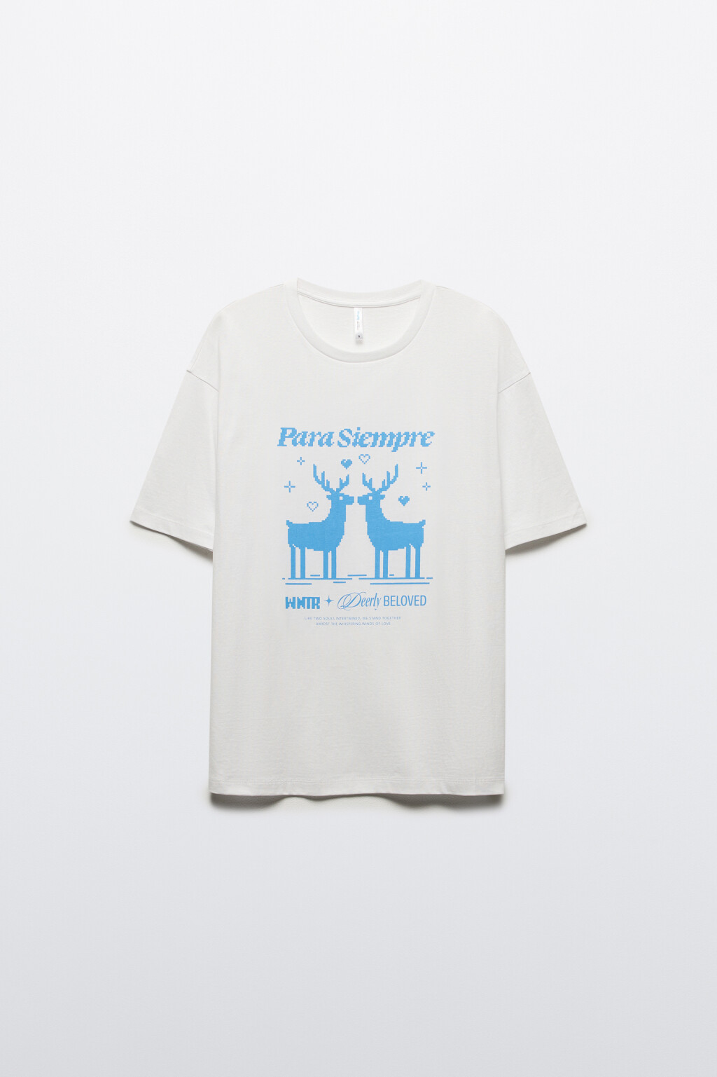 Футболка хлопковая с принтом и надписями - цвет белый - 8