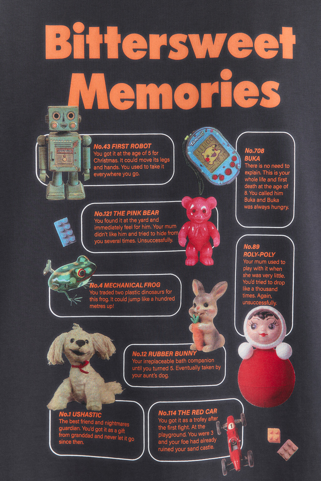 Футболка хлопковая с принтом y2k - цвет серый - 6