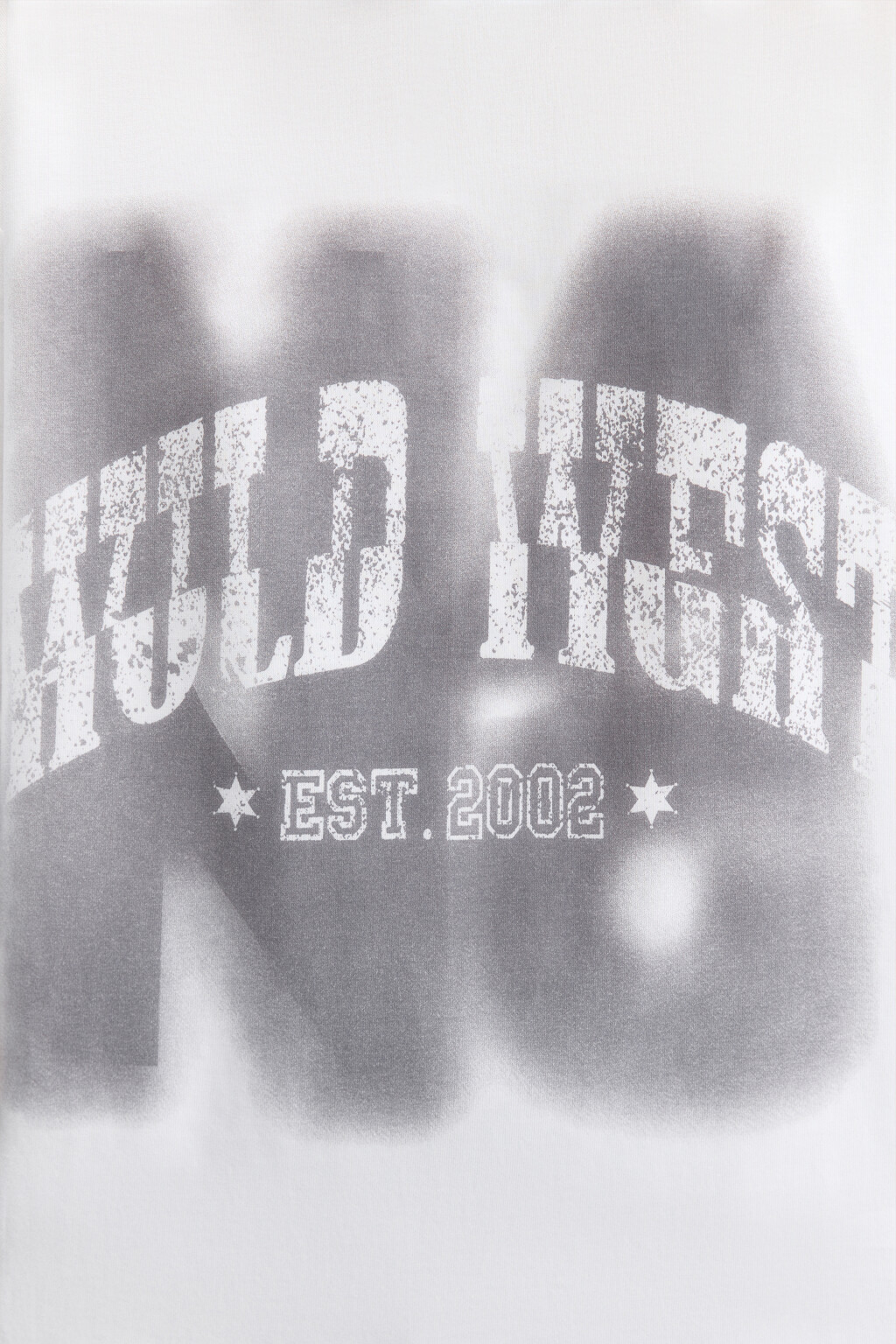 Футболка oversize хлопковая с принтом - цвет белый - 7