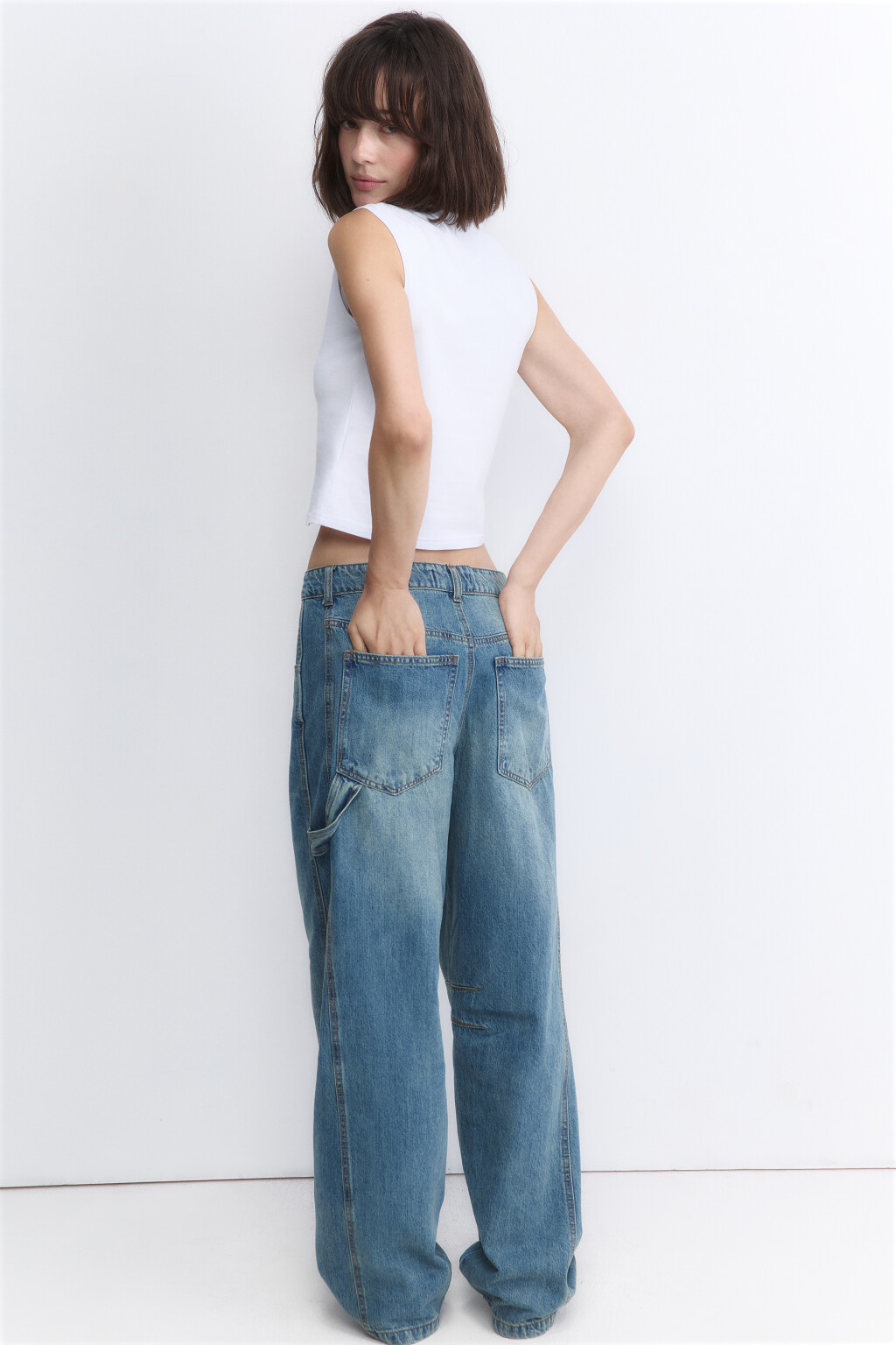 Джинсы carpenter fit со средней посадкой - цвет синий - 5