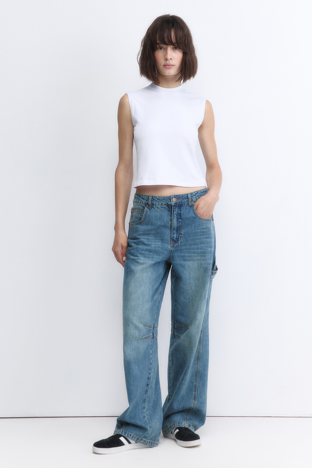 Джинсы carpenter fit со средней посадкой - цвет синий - 6