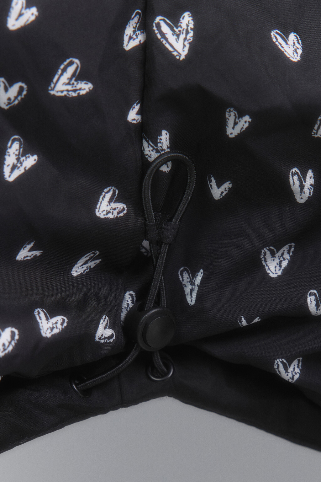 Куртка oversize стеганая с капюшоном - цвет черный - 9