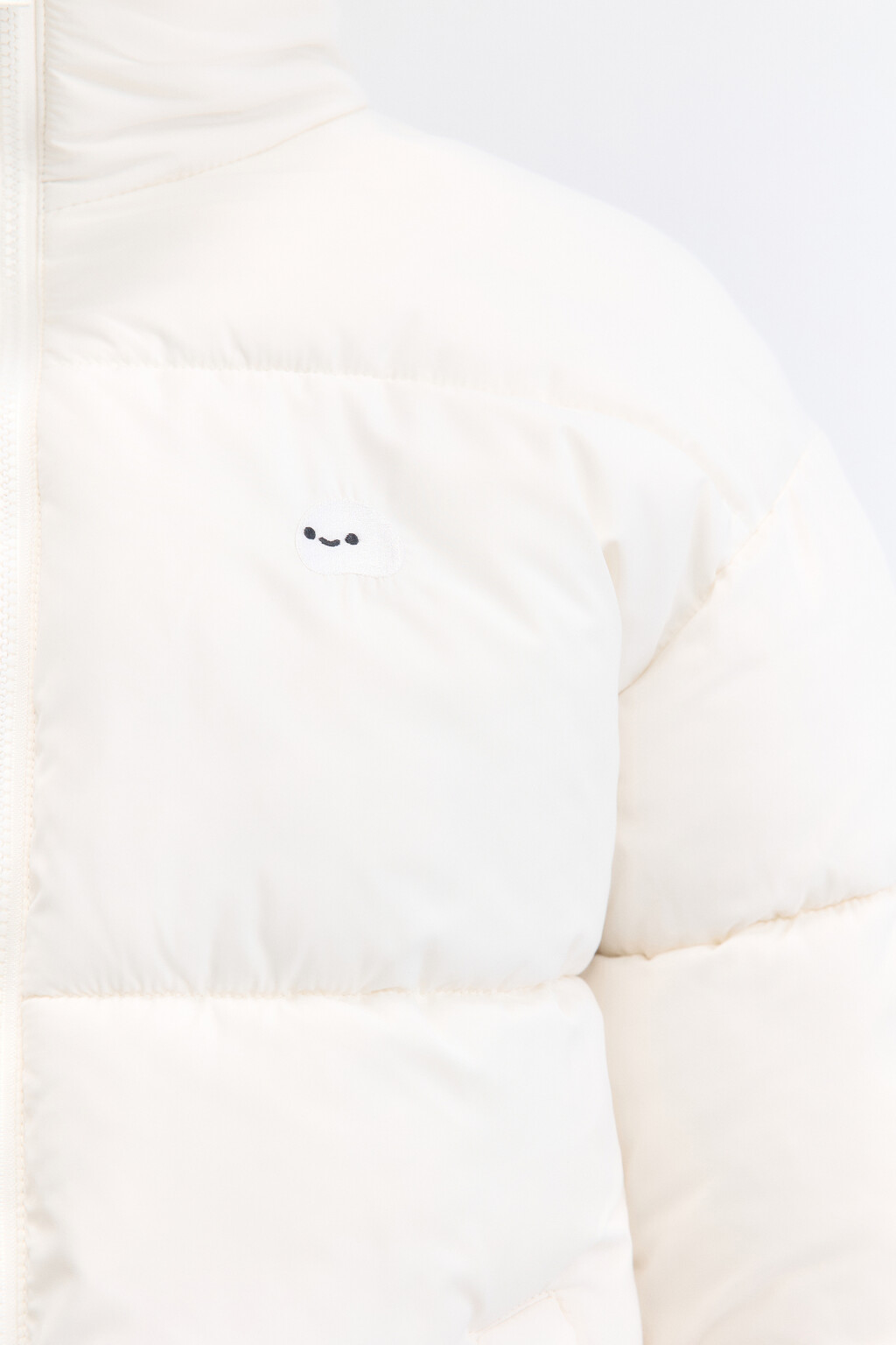 Куртка стеганая с подкладкой из искусственного меха - цвет молочный - 7