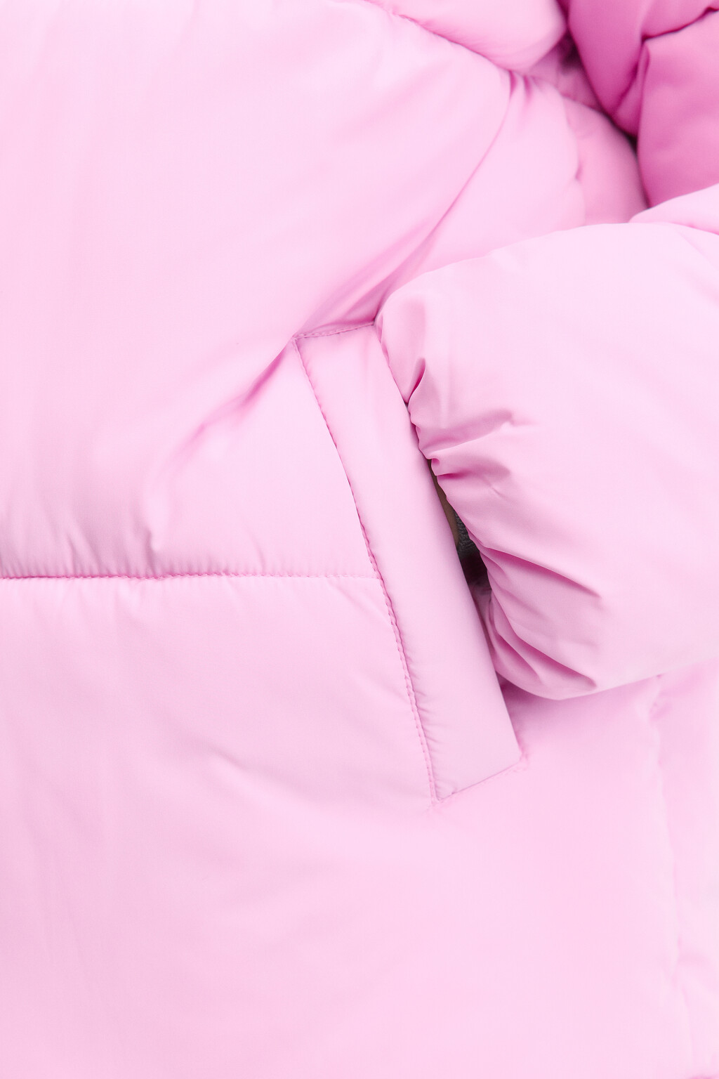 Куртка стеганая с подкладкой из искусственного меха - цвет розовый - 8