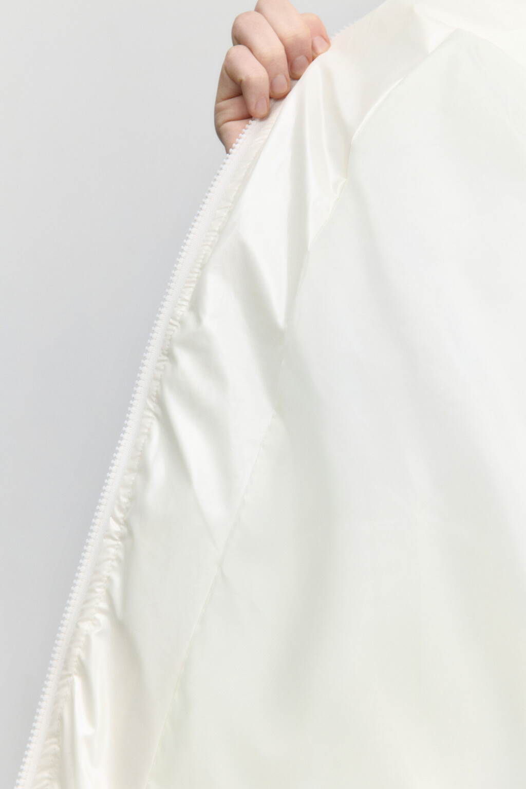 Куртка стеганая с жемчужным эффектом - цвет белый - 8