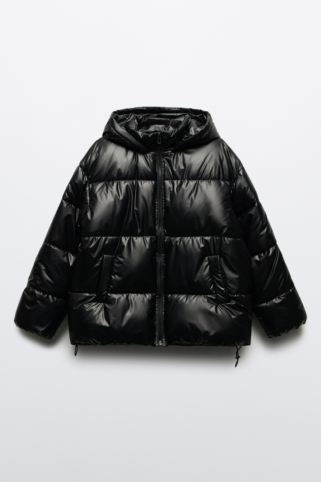 Куртка стеганая с жемчужным эффектом - цвет черный - 9