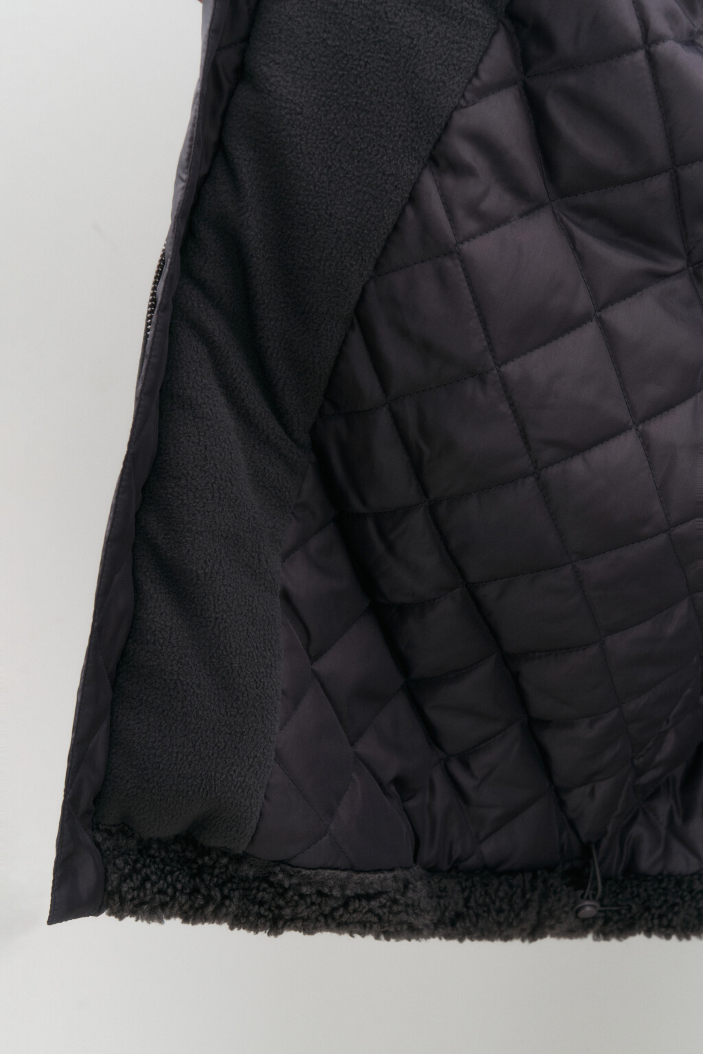 Куртка флисовая утепленная с капюшоном - цвет серый - 9