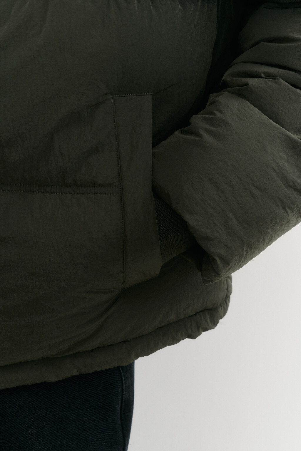 Куртка стеганая со съемным капюшоном - цвет зеленый - 7
