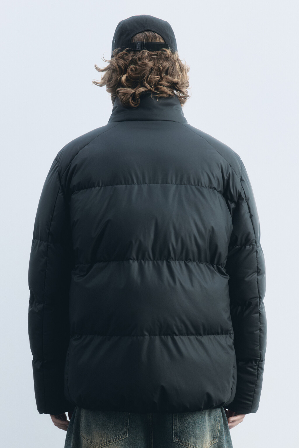 Куртка стеганая утепленная с воротником-стойкой - цвет черный - 3