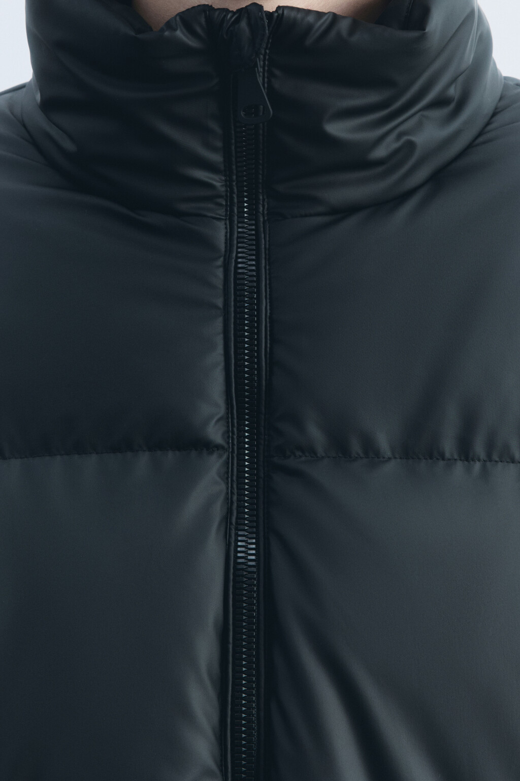 Куртка стеганая утепленная с воротником-стойкой - цвет черный - 7