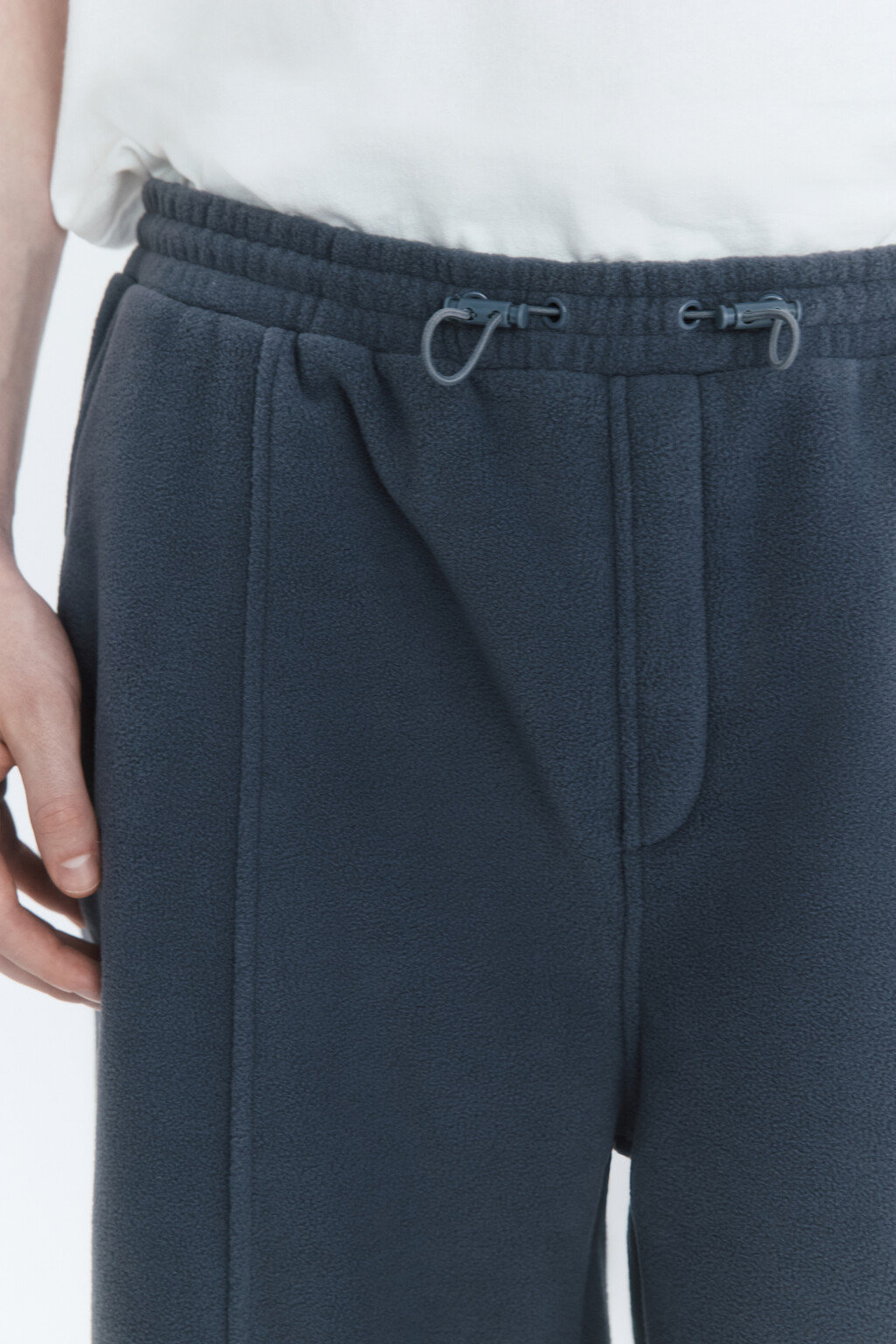 Брюки-джоггеры теплые из флиса - цвет серый - 6