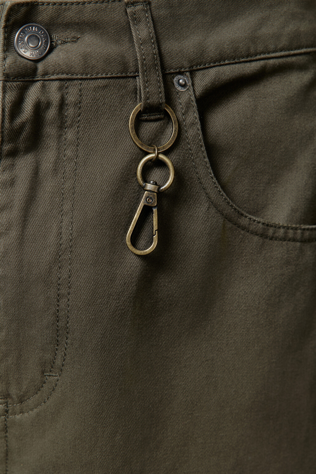 Брюки skater fit широкие хлопковые - цвет зеленый - 9