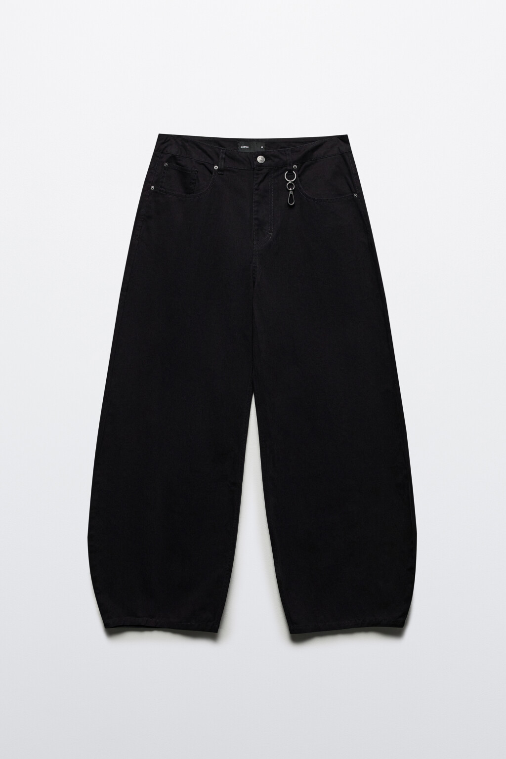 Брюки skater fit широкие хлопковые - цвет черный - 10