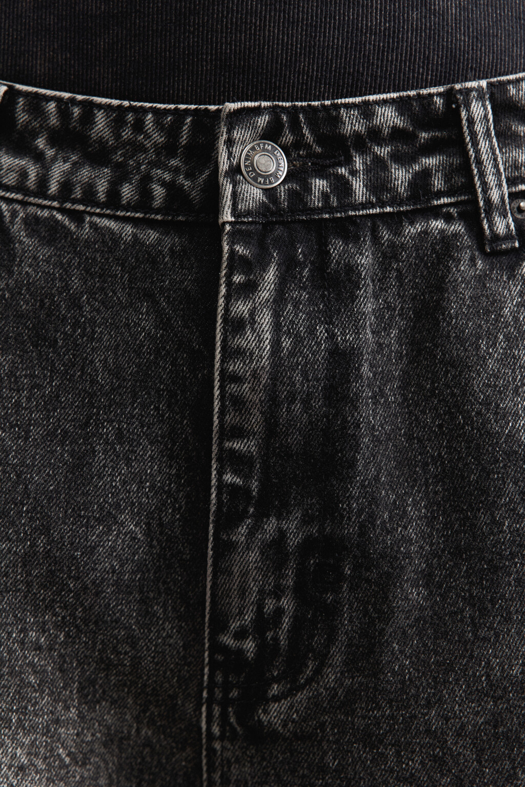 Джинсы широкие со средней посадкой - цвет серый - 6