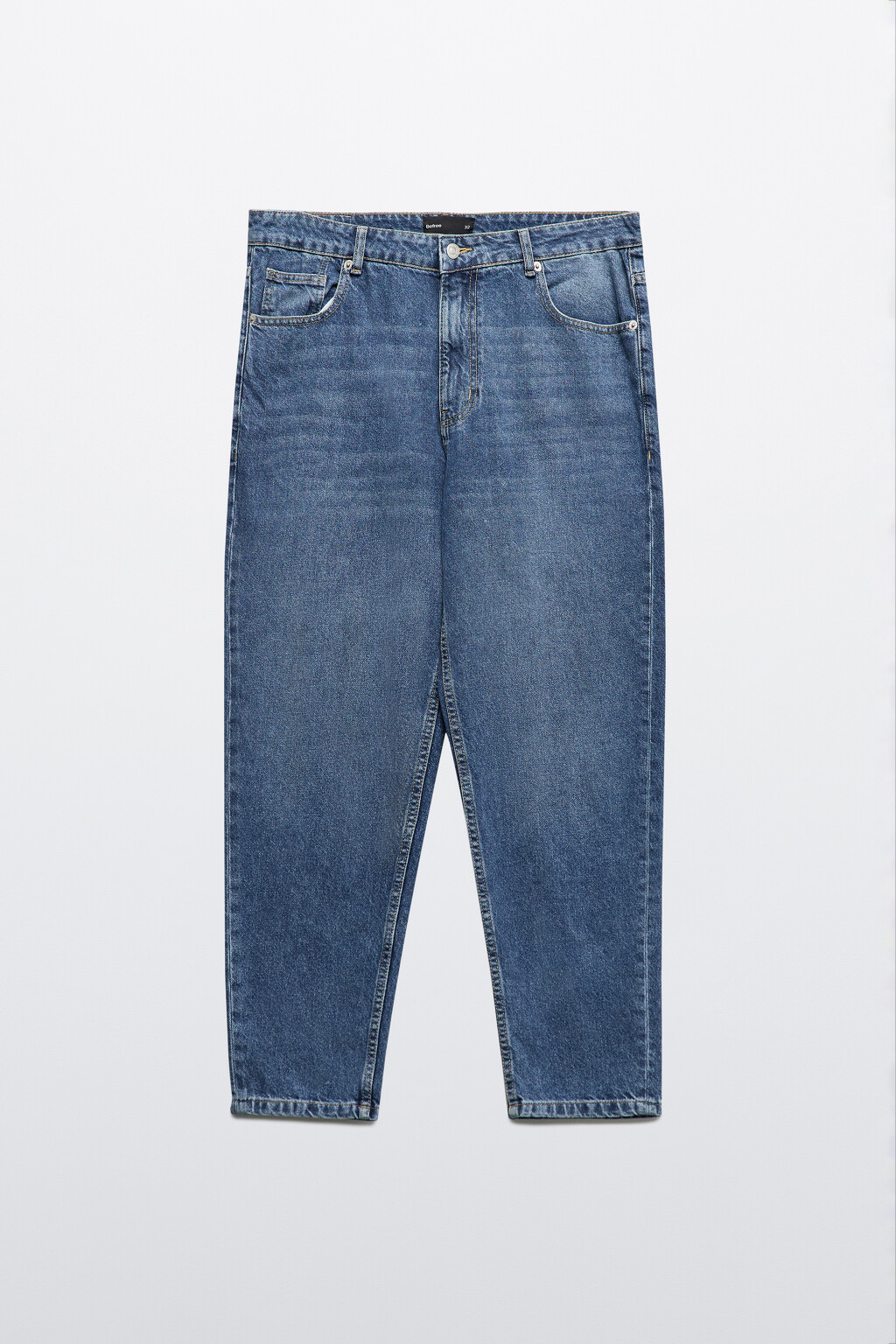 Джинсы loose fit со средней посадкой - цвет голубой - 8