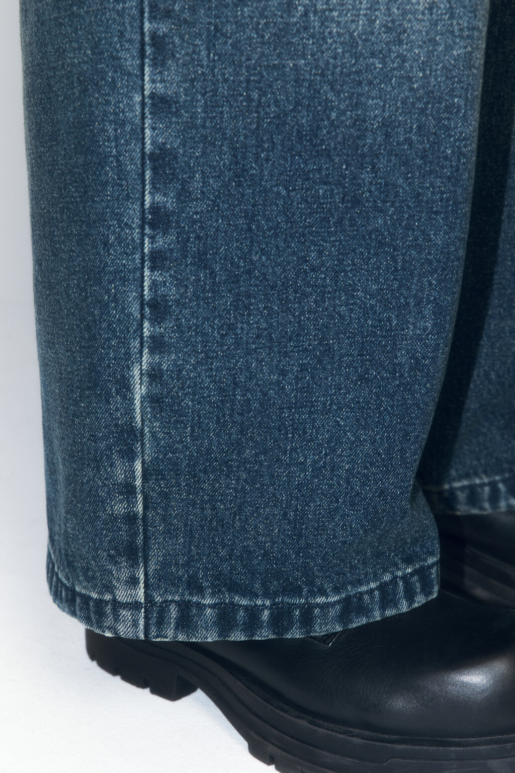 Джинсы baggy fit экстраширокие с вышивкой - цвет синий - 6