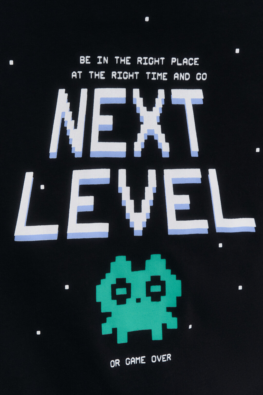 Футболка хлопковая свободная с принтом - цвет черный - 8