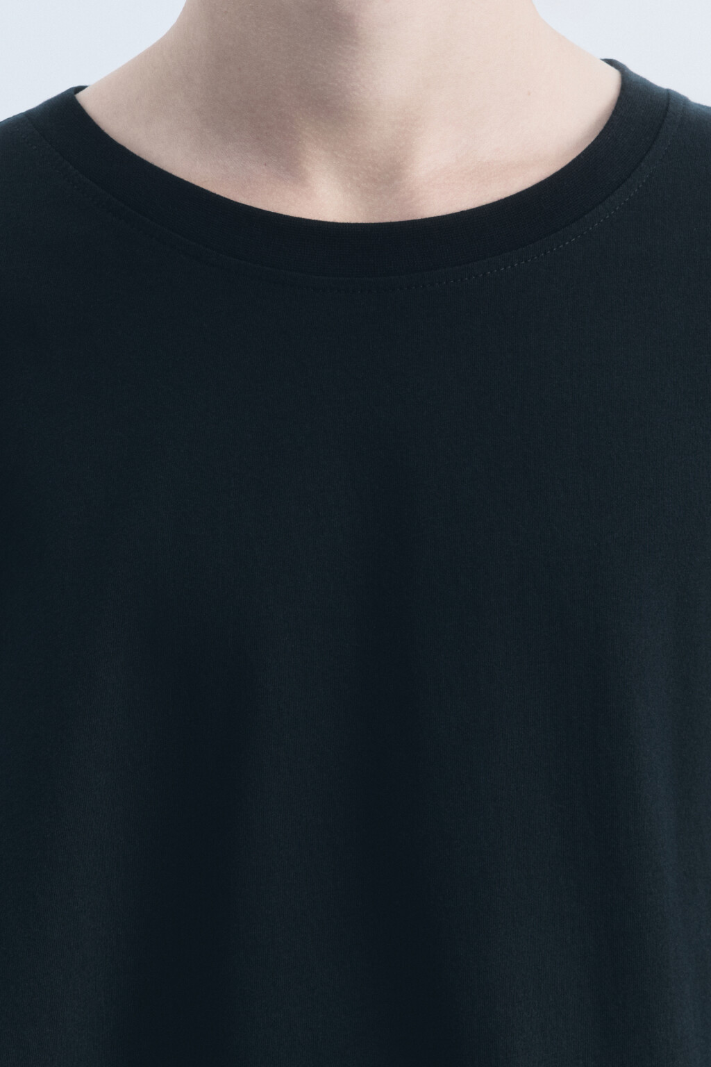 Лонгслив хлопковый с двойными рукавами - цвет черный - 7