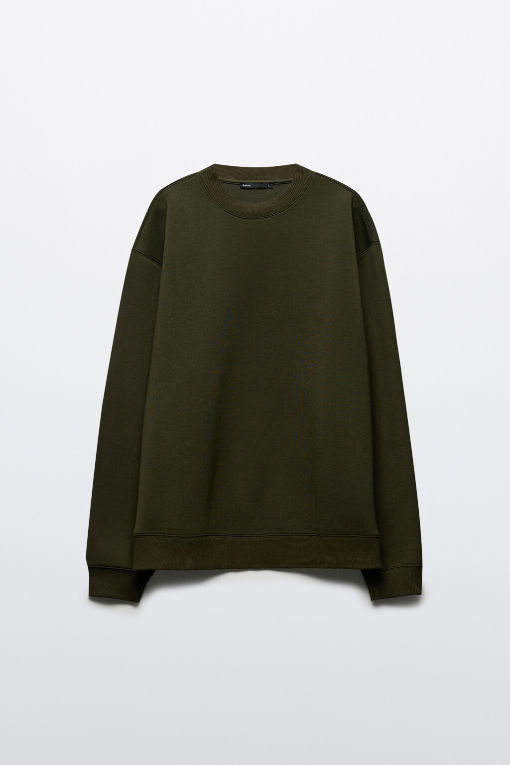 Свитшот базовый из джерси - цвет зеленый - 8