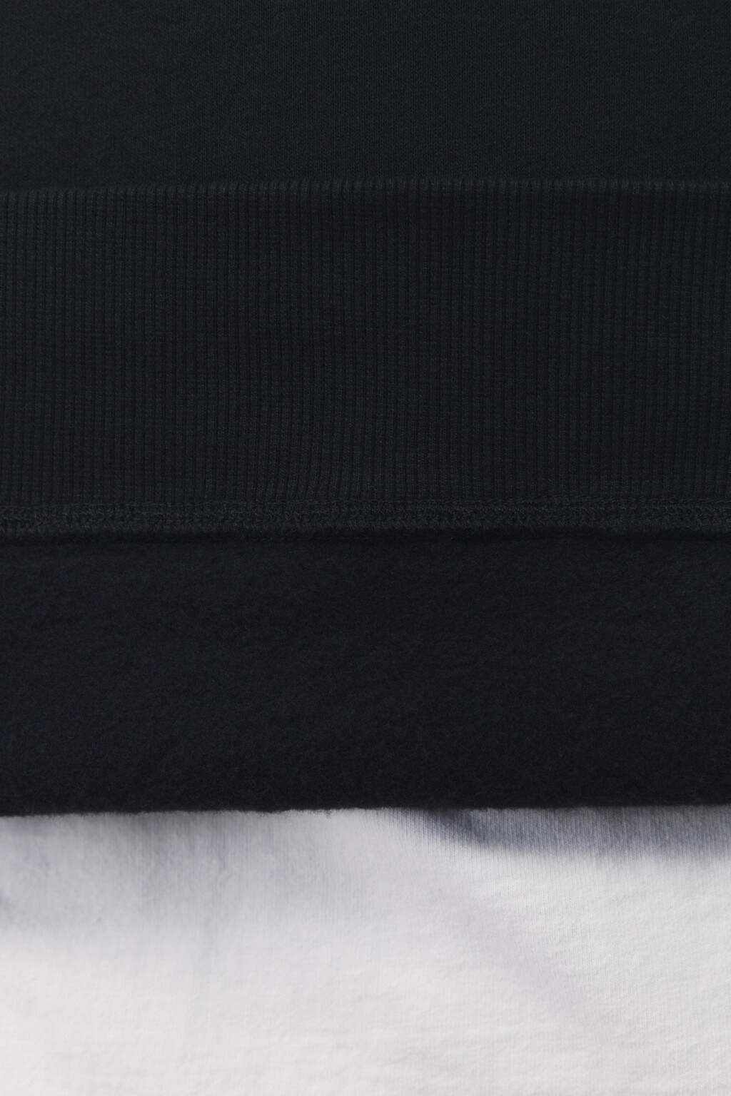 Свитшот half zip с зимним принтом - цвет черный - 8