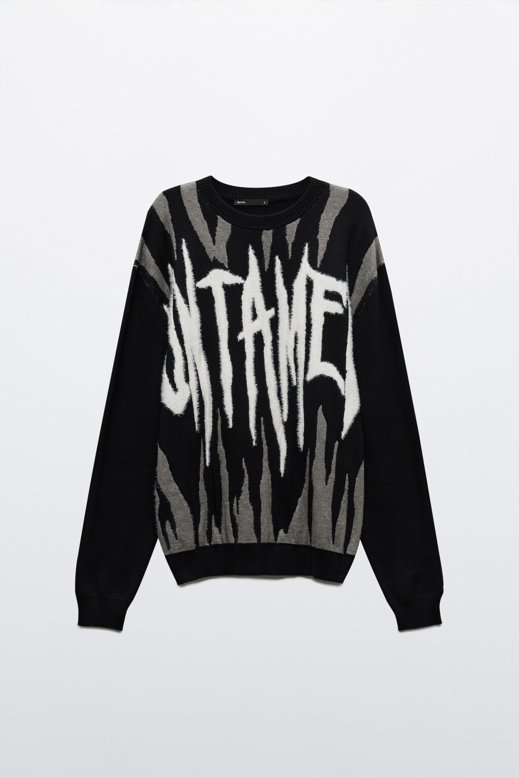 Джемпер вязаный вискозный с принтом - цвет мультиколор - 9