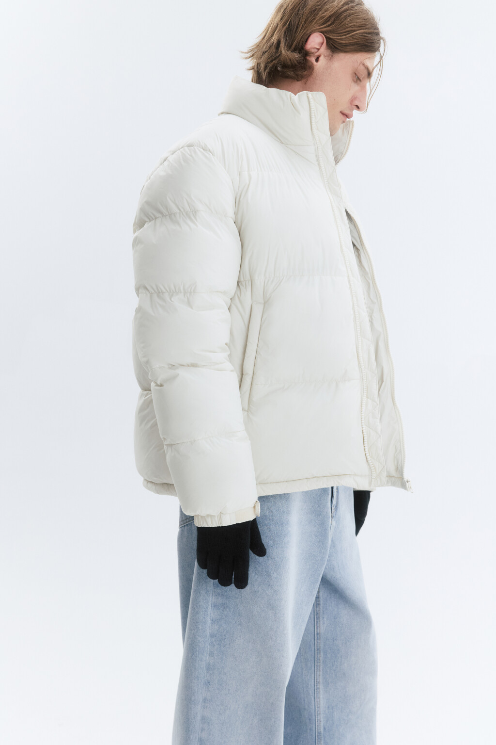 Перчатки вязаные базовые - цвет черный - 3