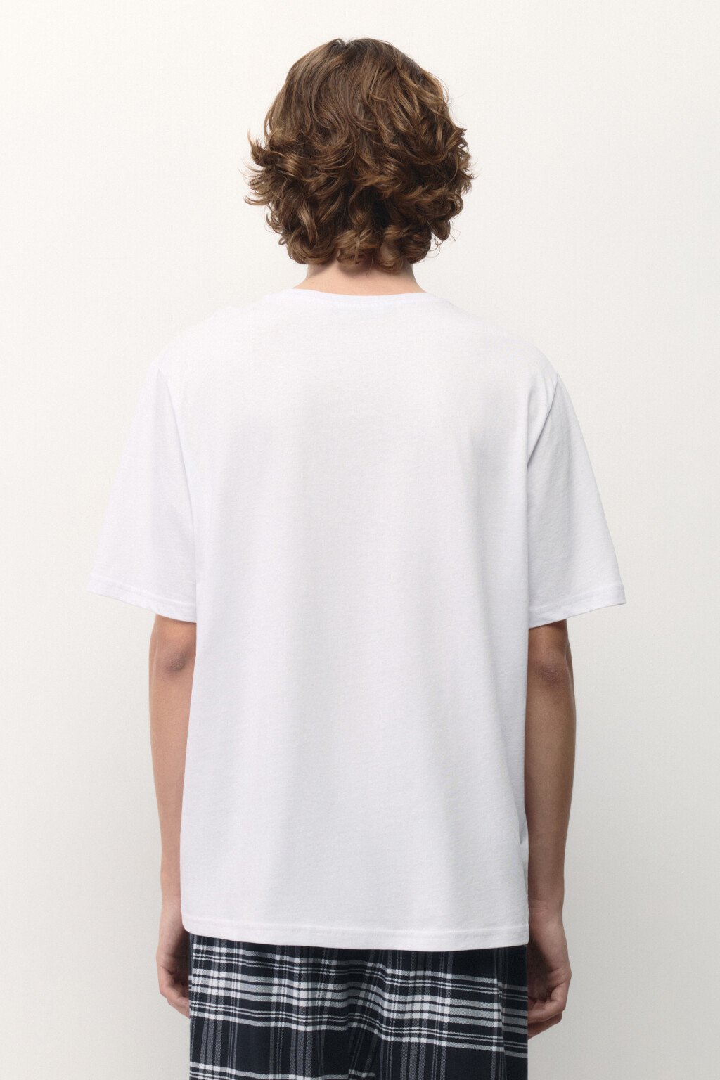 Футболка хлопковая с новогодним принтом - цвет мультиколор - 5