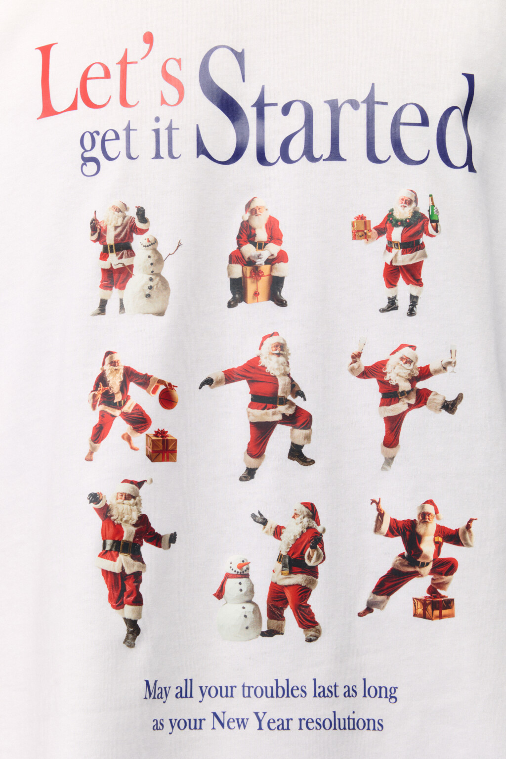 Футболка хлопковая с новогодним принтом - цвет мультиколор - 8