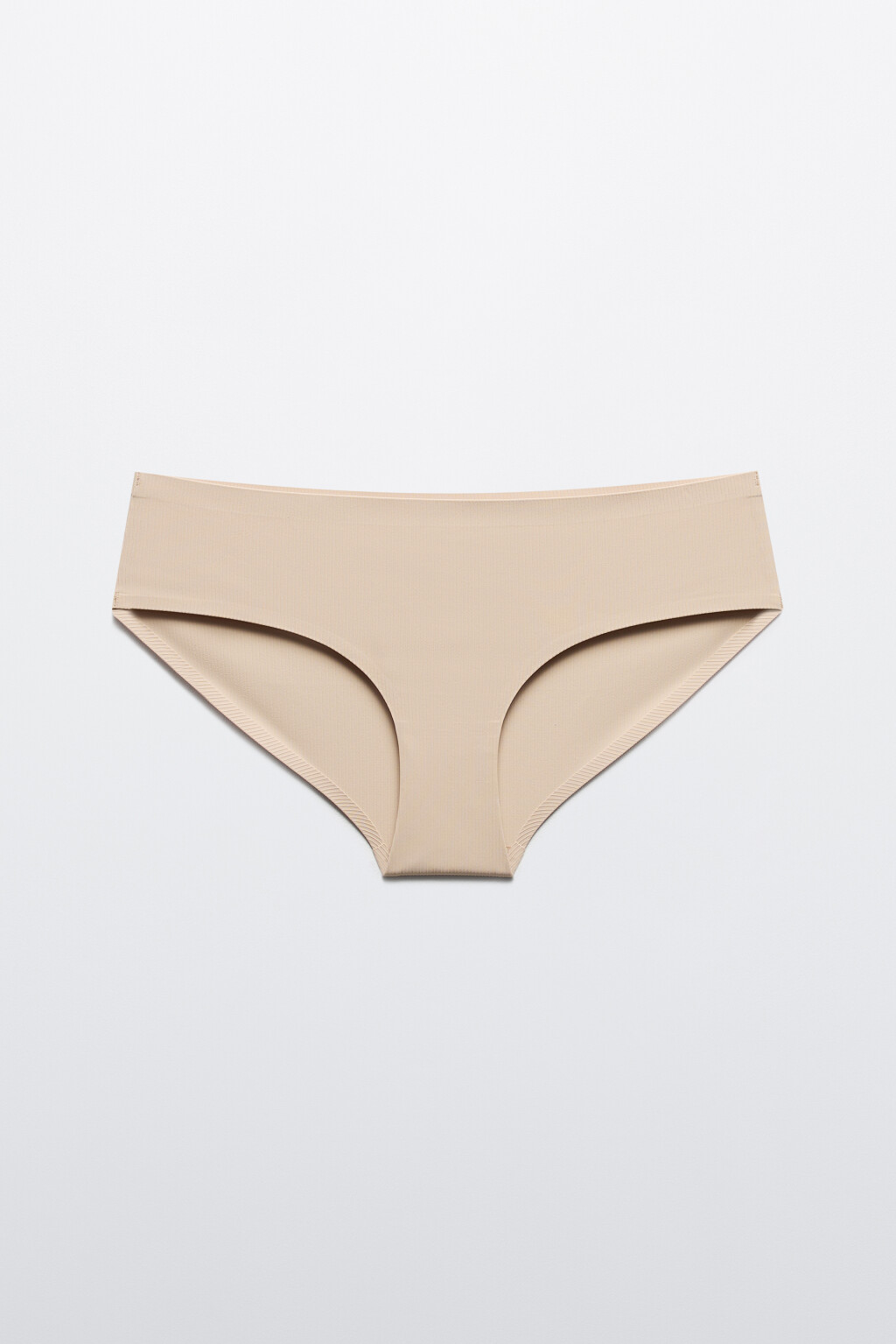 Трусы-слипы бесшовные со средней посадкой - цвет бежевый - 4