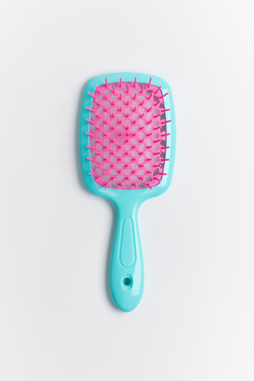 Расческа массажная для мокрых волос - цвет голубой - 1