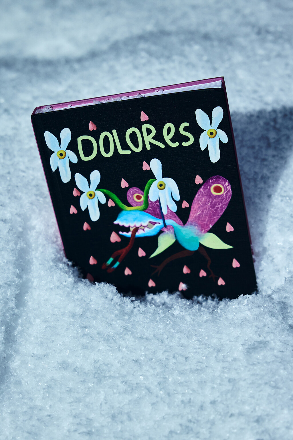 Блокнот с принтом и закладкой - цвет белый - 3