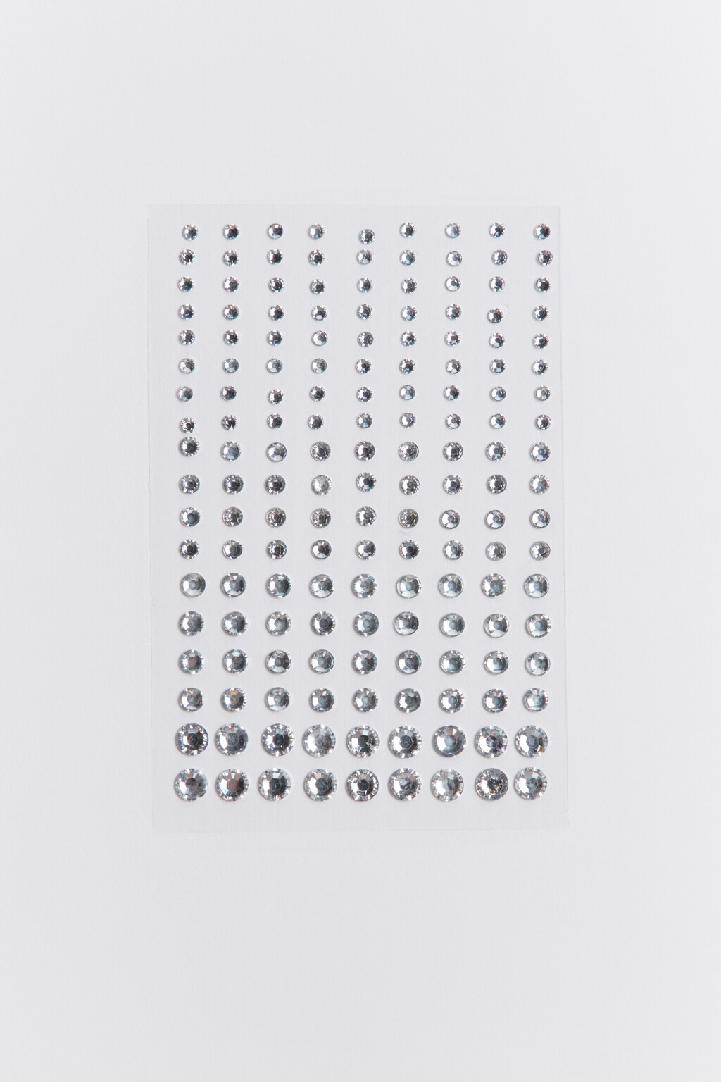 Наклейки-стразы для тела - цвет серый - 1