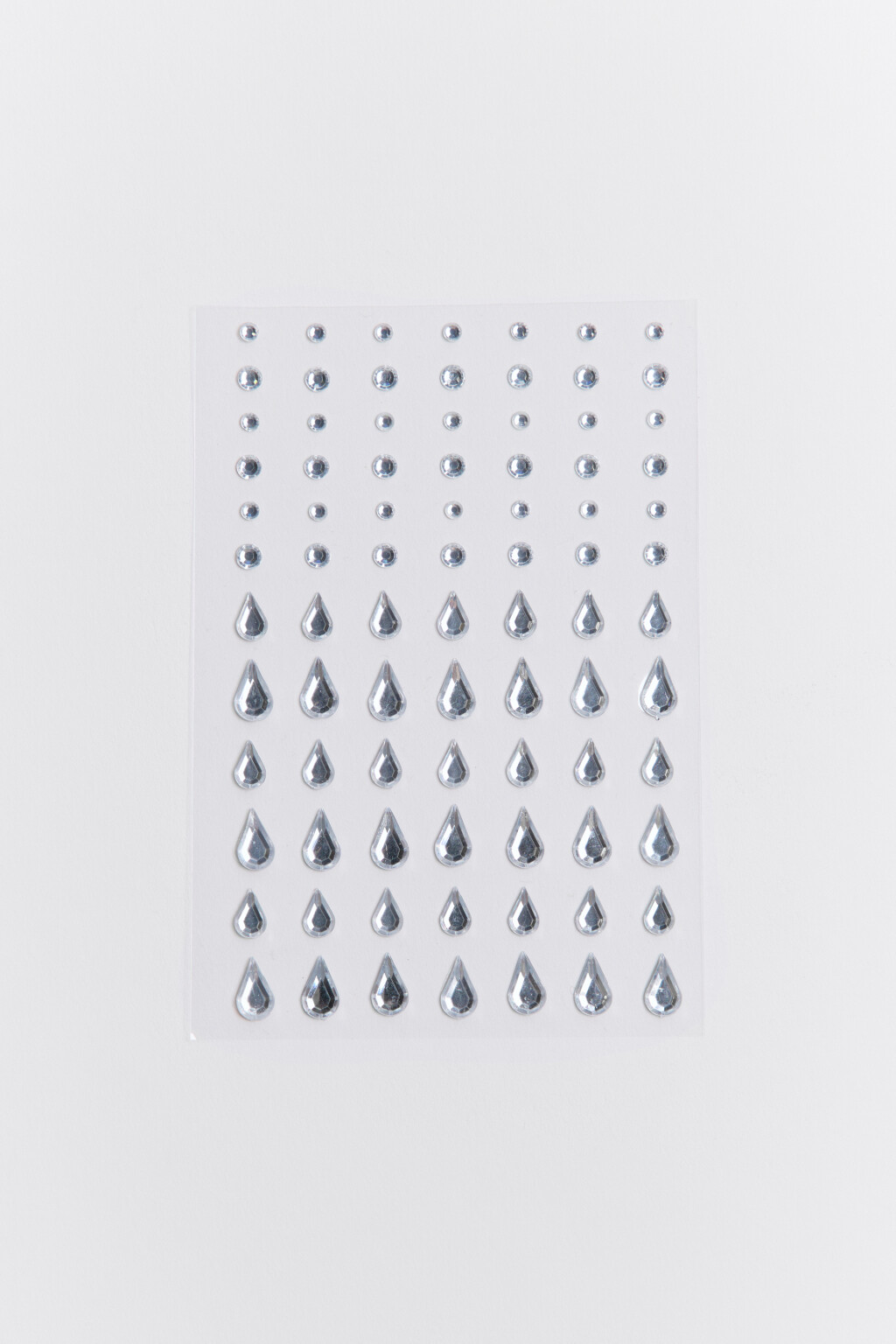 Наклейки-стразы для тела - цвет серый - 1