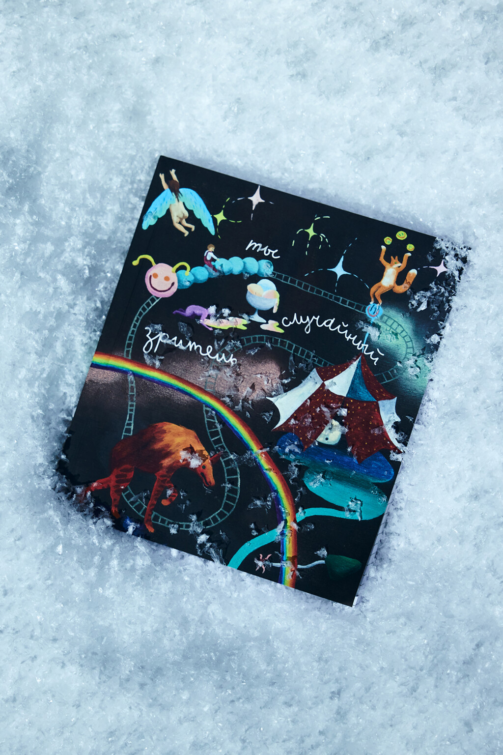 Блокнот с принтом и застежкой-кнопкой - цвет черный - 3