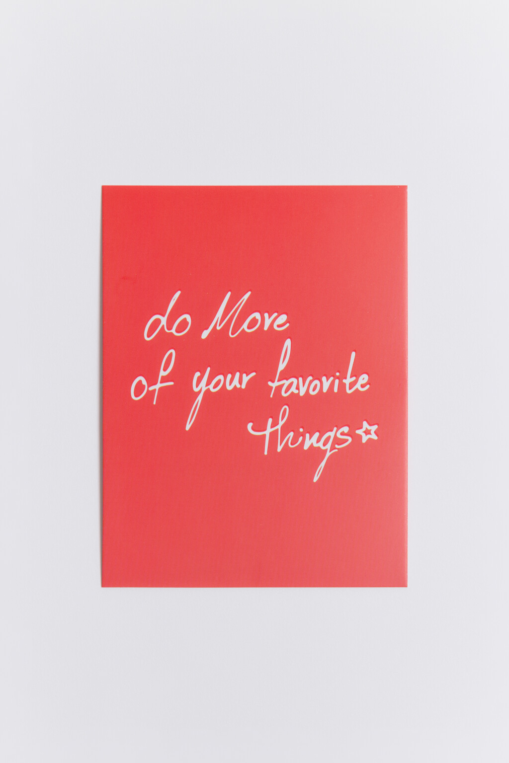 Открытка с пожеланием - цвет белый - 1