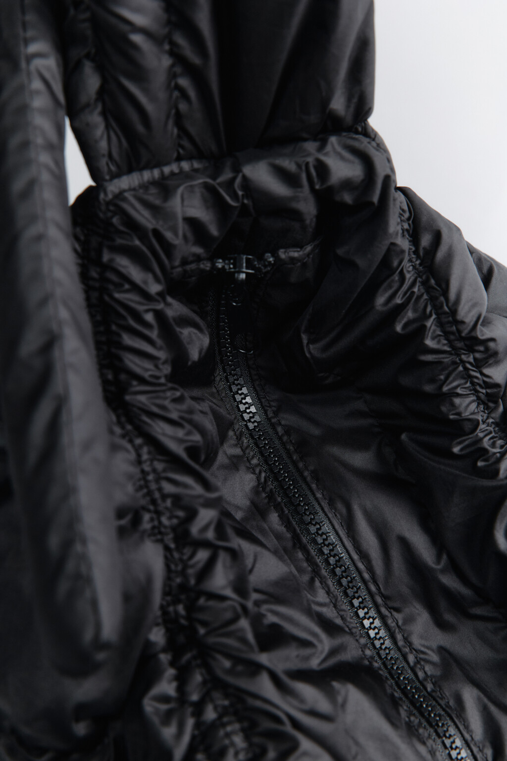 Сумка на плечо стеганая с бантами - цвет черный - 5