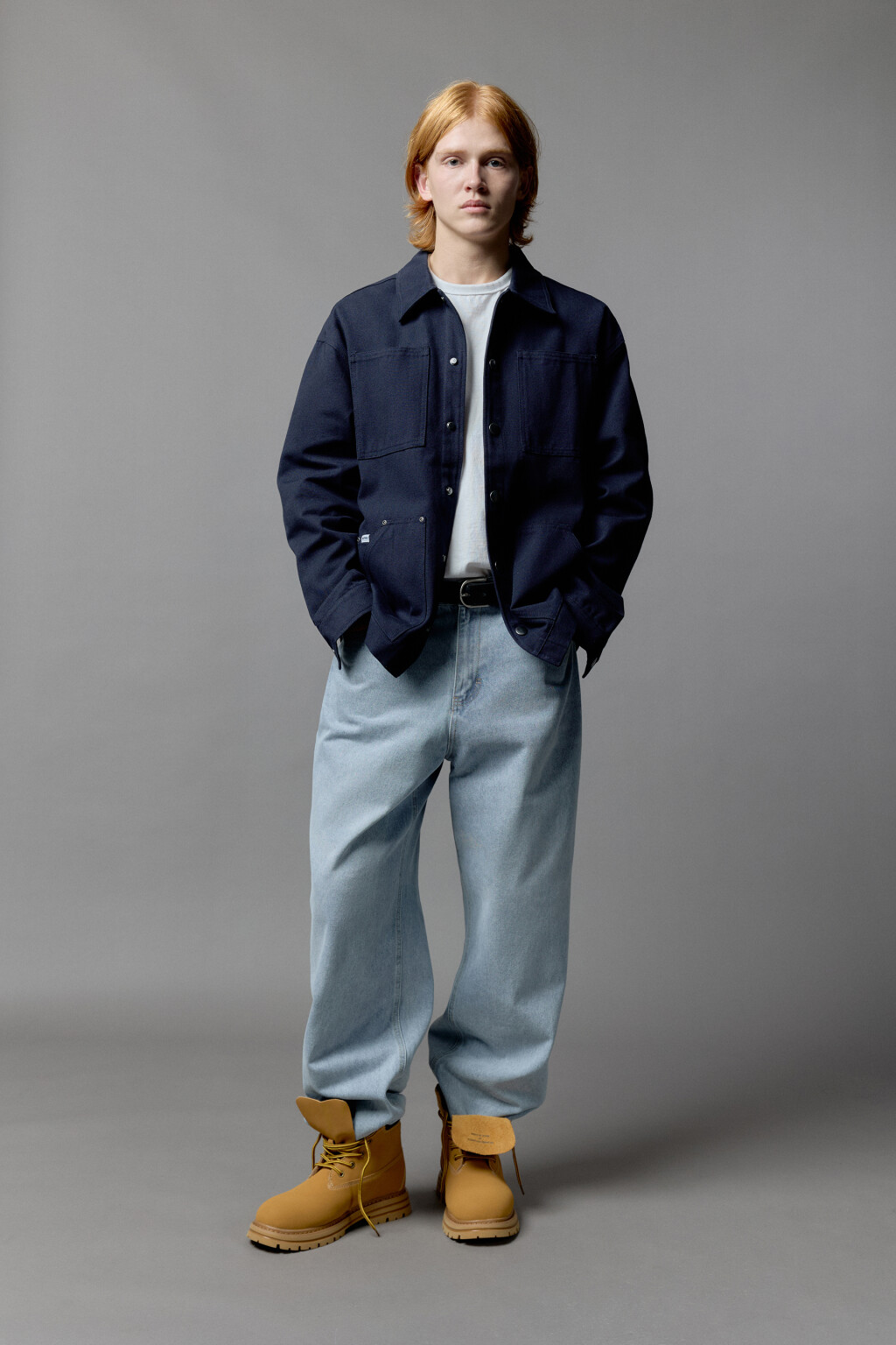 Ботинки-тимберленды унисекс кожаные - цвет бежевый - 9