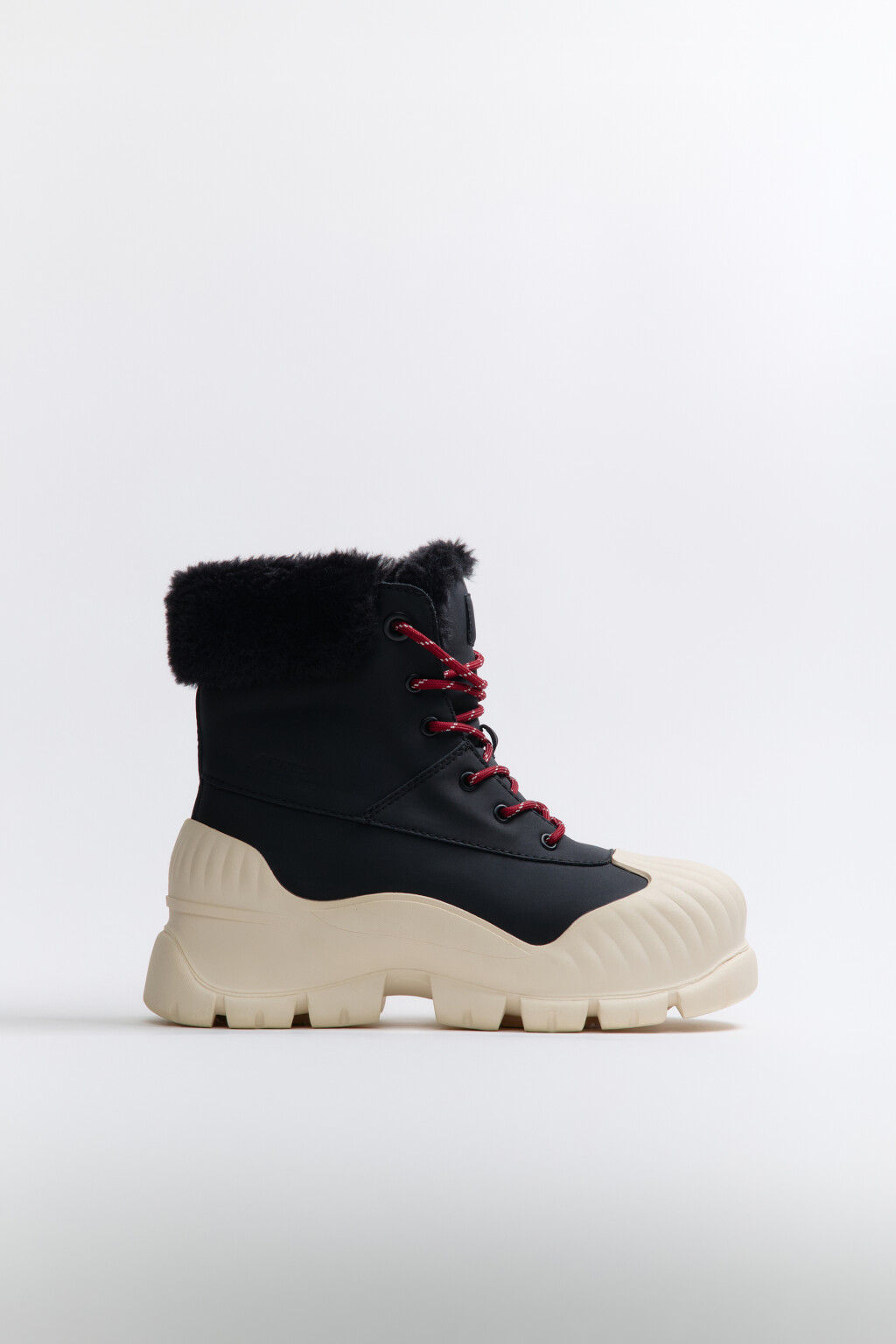 Ботинки зимние с теплой подкладкой - цвет черный - 1