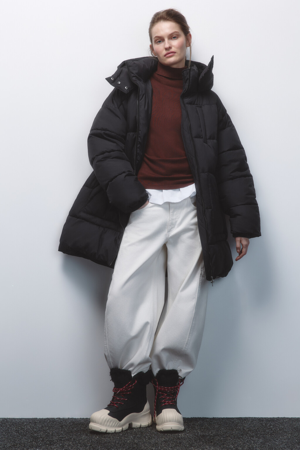 Ботинки зимние с теплой подкладкой - цвет черный - 10