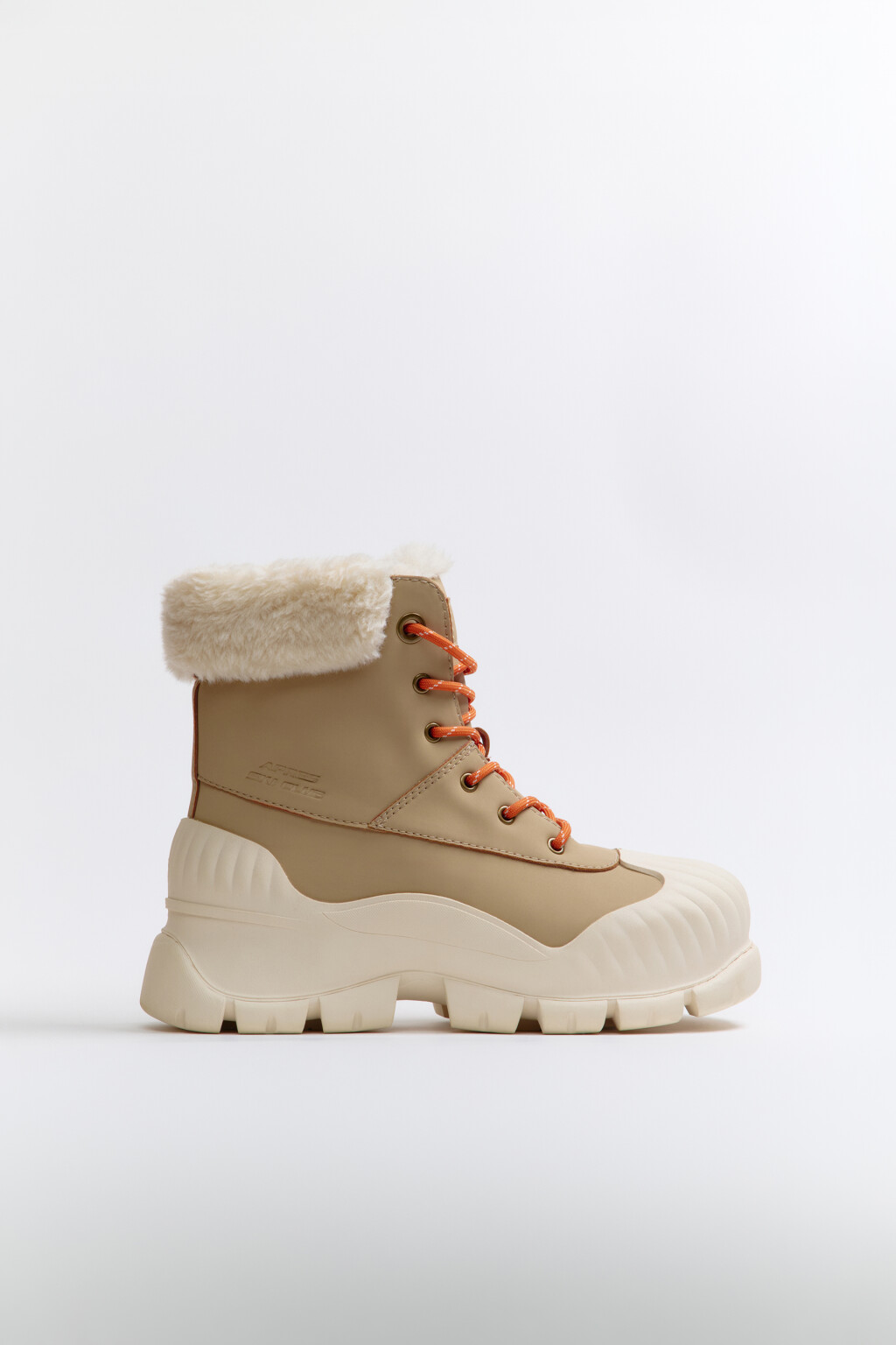 Ботинки зимние с теплой подкладкой - цвет бежевый - 1