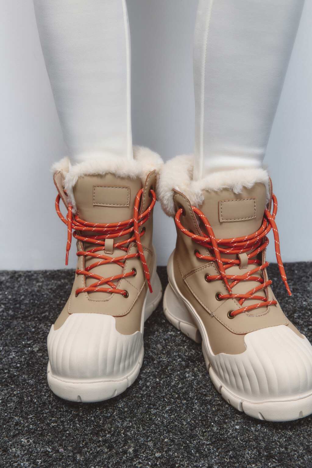 Ботинки зимние с теплой подкладкой - цвет бежевый - 9