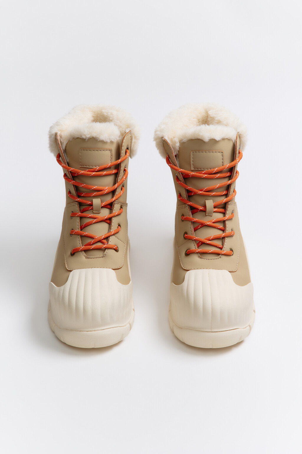Ботинки зимние с теплой подкладкой - цвет бежевый - 2