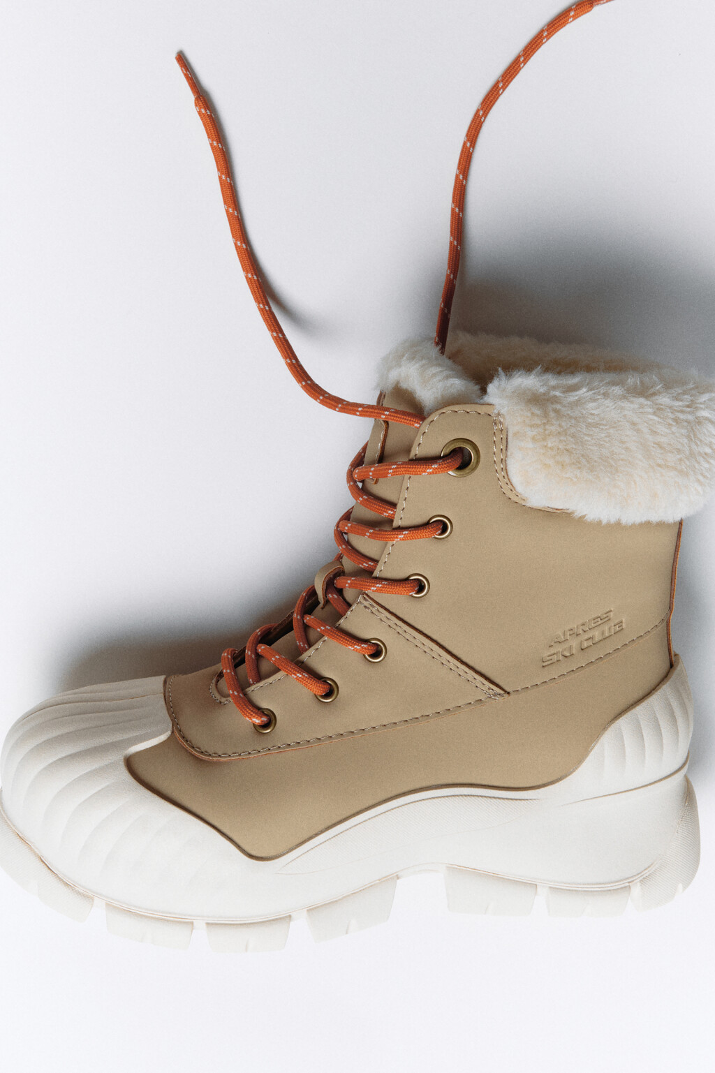 Ботинки зимние с теплой подкладкой - цвет бежевый - 7