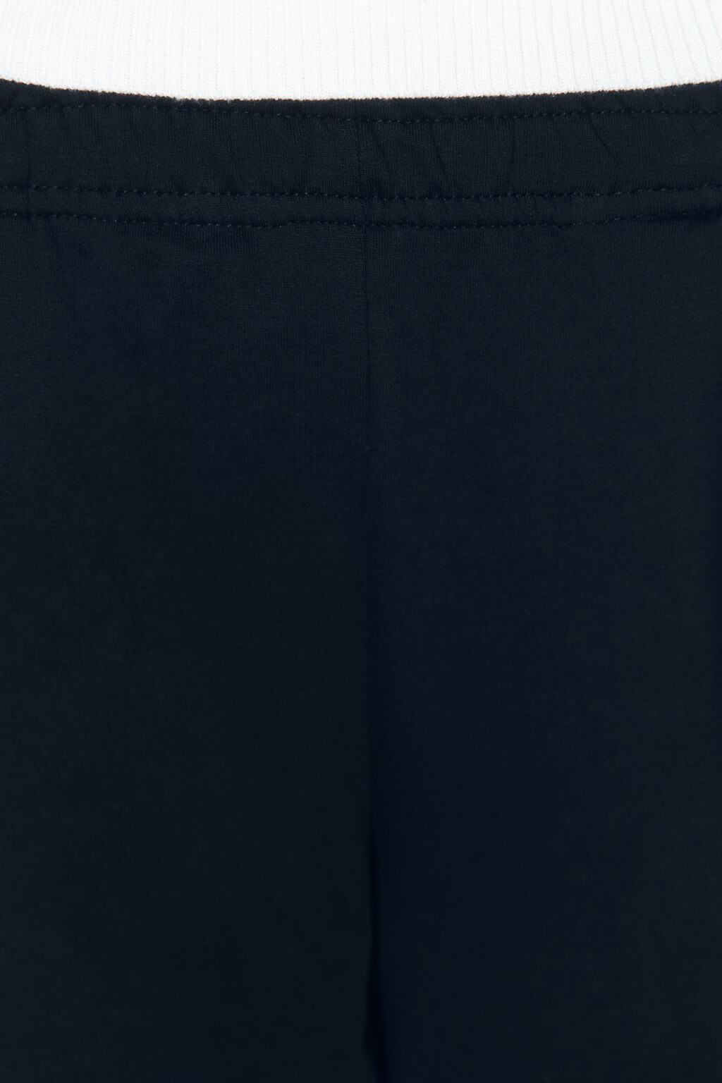 Брюки-джоггеры базовые из хлопкового футера - цвет черный - 5