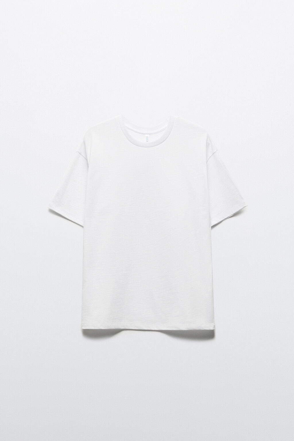 Футболка oversize из плотного хлопка - цвет белый - 7