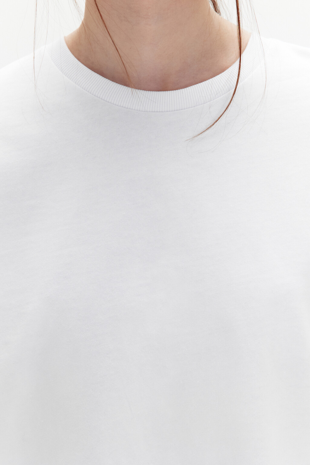 Футболка oversize из плотного хлопка - цвет белый - 5