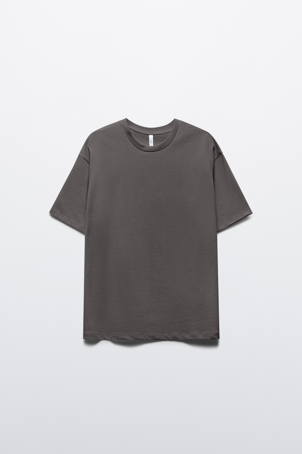 Футболка oversize из плотного хлопка - цвет серый - 7