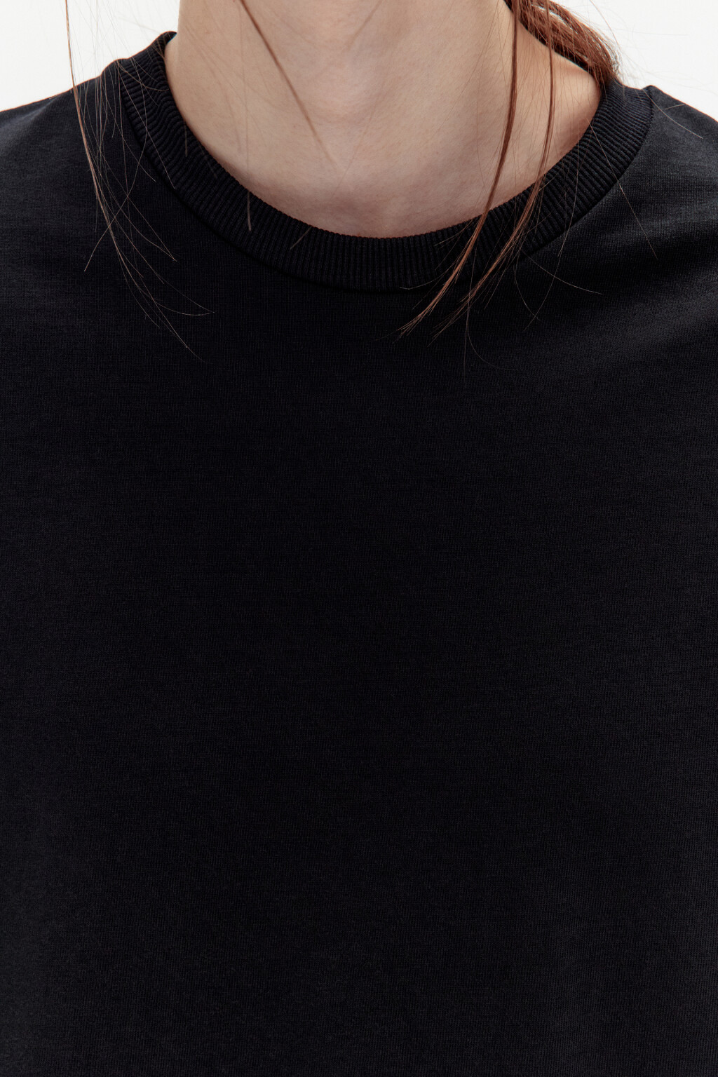 Футболка oversize из плотного хлопка - цвет черный - 6